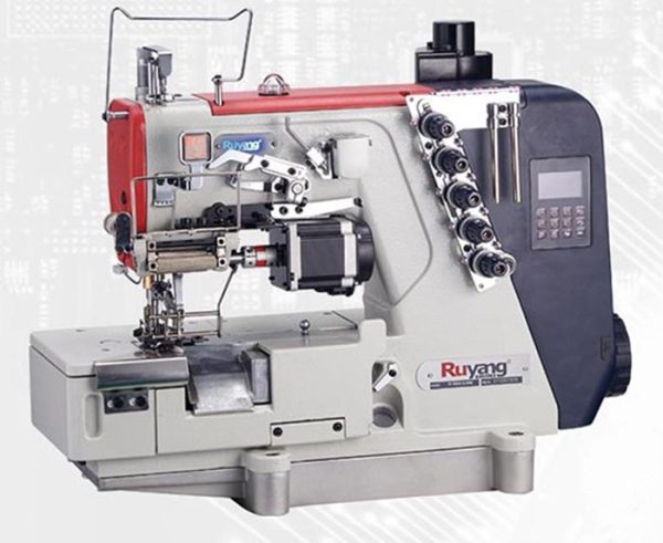 چرخ خیاطی میاندوز کش دوز تیغ دار زنانه استپر موتور رویانگ مدل RY-F80-ED-05